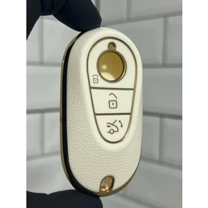 Barkas Elektronik Mercedes C S Sınıf W206 W223 S350 C260 C300 Anahtar Kılıfı Beyaz