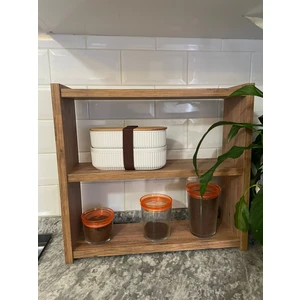 Çatı Home Tezgah Üstü Ahşap Baharat Düzenleyici