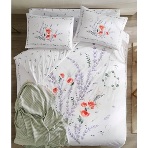 Çift Kişilik Ranforce Sunshine Throw Battaniyeli Kahve Fincanı Hediyeli Nevresim Takımı