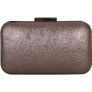 Antrasit Gri Platin Renk Kristal Desenli Abiye Çanta Gece Çantası Düğün Nişan Portföy