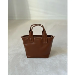 Hegef Bag Kadın Vazo Model Ekstra Kanvas Askılı El ve Kol Çantası