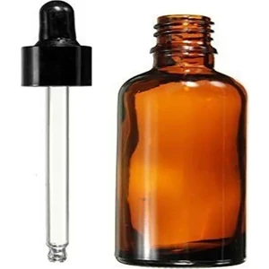 Ambalaj 50 ml - 3 Adet - Amber Damlalıklı Cam Şişe