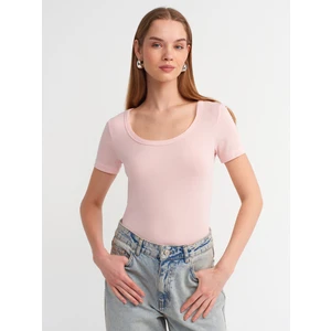 30903 Kısa Kollu T-Shirt-Pudra