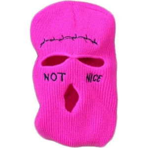 Dükkan Design Pembe Not Nice Kar Maskesi