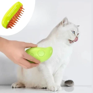Buffer® Buharlı Yumuşak Silikon Uçlu Kedi Köpek Tüy Tarama Tarağı Yıkama Fırçası
