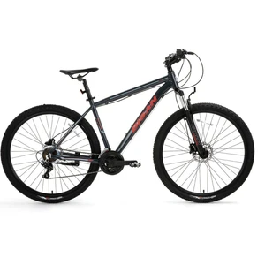 Atlas 27,5 Jant 21V Hd Dağ Bisikleti Parlak Gri - Kırmızı 48CM