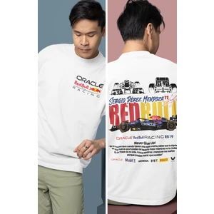 Fuddy Moda Oversize Oracle Redbull Racing Sergio Perez 11 Sırt Baskılı Formula 1 T-Shirt