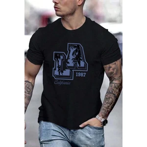 Only Trendwear  Erkek La California 1987 Baskılı Oversize Tshirt