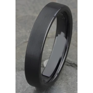 4mm Mat Düz Model Unisex Kadın Erkek Çelik Alyans Yüzük cl35