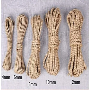 Ünal File 5 mm 5 Metre Jüt Halat Kendir Ip Hasır Urgan