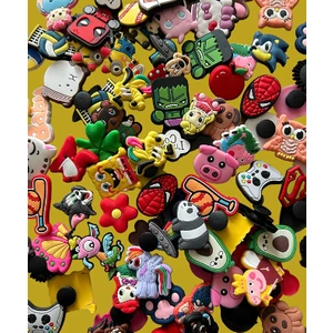 Efa Crocs Terlik Süsü 15 Adet Tüm Terlikler Uyumlu ( Karışık Gönderim)