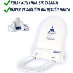 Elektrikli Ledsörlü Otomatik Hijyenik Klozet Kapak Sistemi + 15'li Rulo