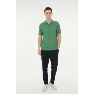 M-CT953 Basıc P.t-Sh 4fx 101533534 Erkek Polo Yaka T-Shirt K.yeşil S-Xxl
