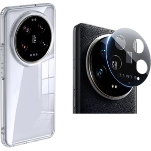 Xiaomi Mi 14 Ultra Uyumlu Kılıf Venga Serisi Mika Arka Yüzeyli Kapak + Kamera Lens Koruyucu