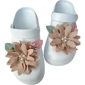 Crocs Terlik Uyumlu Çiçek Aksesuar