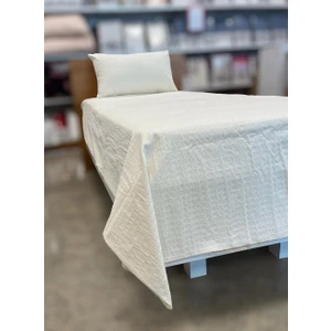 Outlet Ekru % 100 Pamuk Kumaş Tek Kişilik Nevresim Seti (Nevresim Yastık Kılıfı)