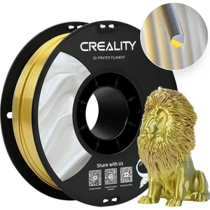 Cr-Silk Pla 1,75MM 3D Filament 1kg - Altın Gümüş