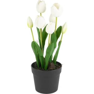 Mikasa Moor Beyaz 7'li Yapay Lale 45 cm