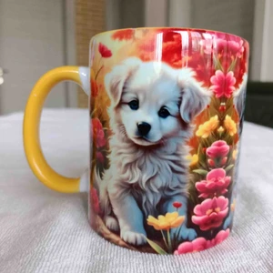Mugs And Love Sevimli Köpekcik Baskılı Kupa