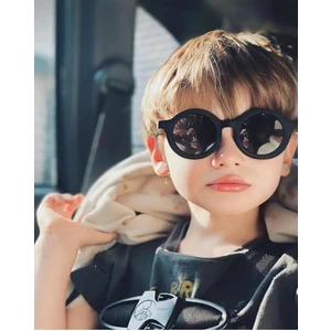 Jolly Kids Uv 400 Korumalı Erkek Kız Bebek-Çoçuk Siyah Güneş Gözlüğü Kutulu Kemik Iskandinav Model