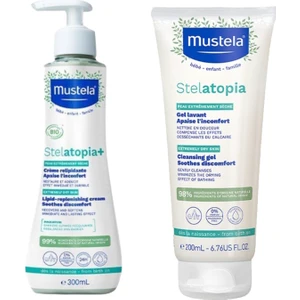 Stelatopia Lipit Yenileyici Krem 300 ml + Mustela Stelatopia Şampuan 200 ml