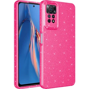 Xiaomi Redmi Note 12 Pro 4g Kılıf Kamera Korumalı Simli Lüks Işıltılı Silikon