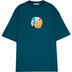 Green Mint  Oversize T-Shirt Adventure Time Cartoon