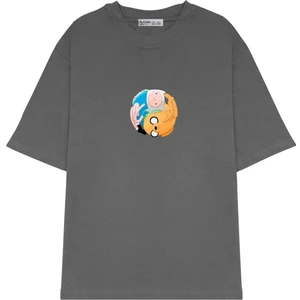 Green Mint  Oversize T-Shirt Adventure Time Cartoon
