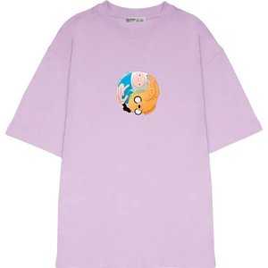 Green Mint  Oversize T-Shirt Adventure Time Cartoon