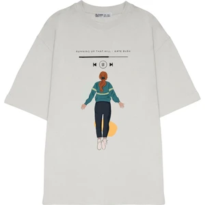 Green Mint  Oversize T-Shirt Stranger Thıngs