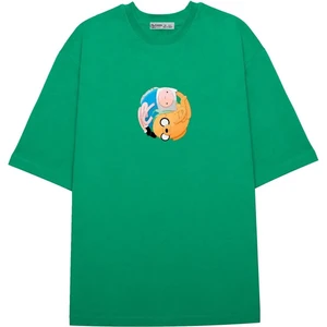 Green Mint  Oversize T-Shirt Adventure Time Cartoon