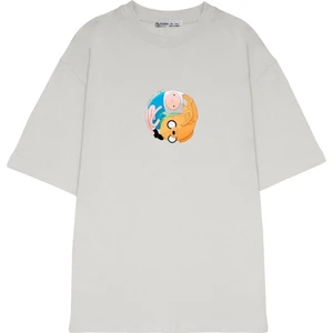 Green Mint  Oversize T-Shirt Adventure Time Cartoon