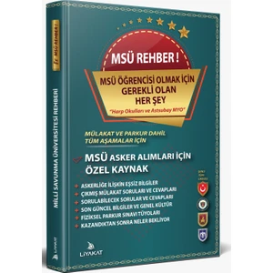 Liyakat Yayınları MSÜ Rehber MSÜ Öğrencisi Olmak İçin Gerekli Olan Bilgiler