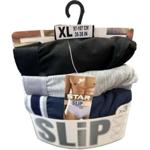 3 Lü Erkek Jakar Kemer Lycralı  Kumaş Slip Külot