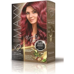 Maxx Deluxe Saç Boyası 5.65 Nar Kızılı