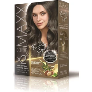 Maxx Deluxe Saç Boyası 6.11 Yoğun Koyu Küllü Kumral