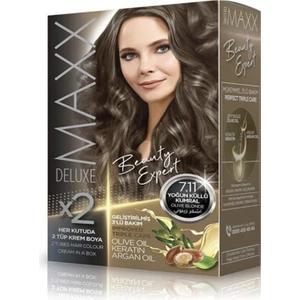 Maxx Deluxe Saç Boyası 7.11 Yoğun Küllü Kumral