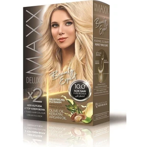 Maxx Deluxe Saç Boyası 10.0 Açık Sarı