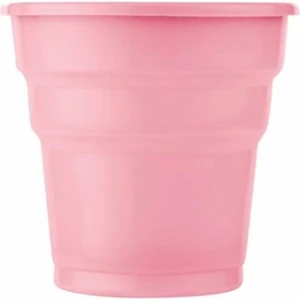 Plastik Meşrubat Bardağı (25 'li) - Pembe