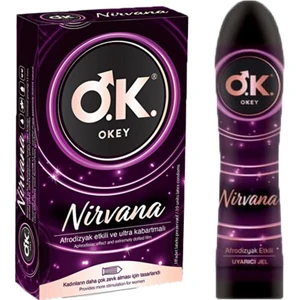Nirvana Prezervatif 10lu + Okey Nirvana  Jel 100ml 2li Set