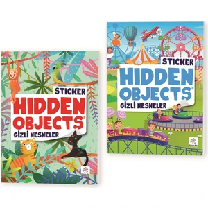 Yükselen Zeka 3+ Yaş Sticker Hidden Objects 2'li Set