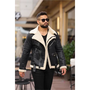 Lamine Deri Kruvaze Mont