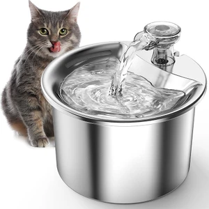 Never More  Akıllı Sensörlü, Paslanmaz Çelikten Yapılmış, Su Sirkülasyonu Sağlayan Cat Su Sebili (Yurt Dışından)