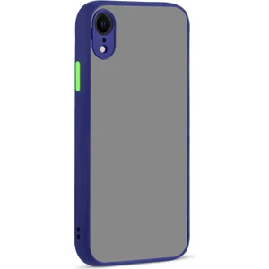 Mayaks iPhone Xr 6.1 - Uyumlu Mayaks Hux Kapak-Lacivert