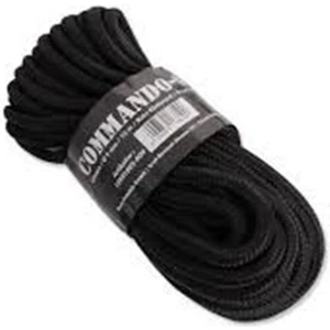 Miltec Black 9mm 15M Commando Rope Ip