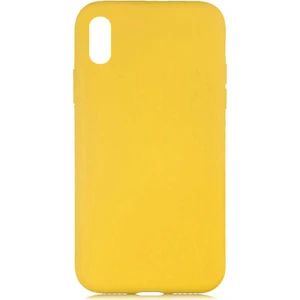 Apple iPhoneXs 5.8 - Uyumlu Lsr Lansman Kapak-Sarı
