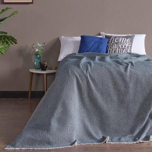 Miabella Home Çift Kişilik Kare Motifli  Desen Pike - Yatak Örtüsü