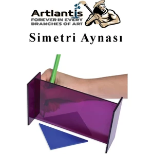Simetri Aynası 1 Adet Ayna Yansıma Matematik Sınıf Ders Materyali