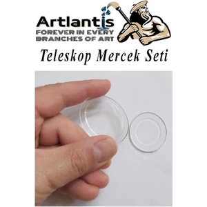 Teleskop Mercek Seti 1 Paket Okullar Için Teleskop Yapımı Için Plastik Mercek Basit Deney