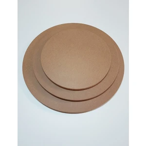 Dfn Wood Yuvarlak Mdf Plaka Panel Mdf Tabaka Arkası Beyaz Ham  80 cm Çap 18 mm Kalınlık 1 Adet